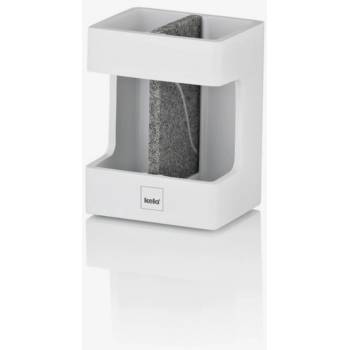 KELA Držák na zubní kartáčky Cube polyresin bílá