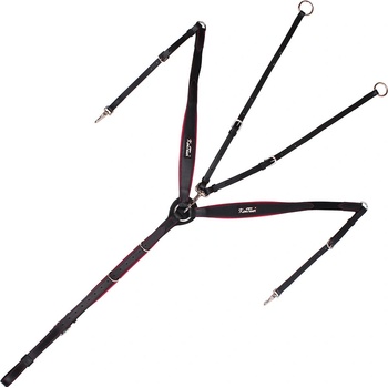 Kentaur Poprsník pro koně NAPOLI CL Růžová Světle hnědá + zlaté kování