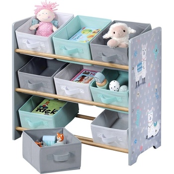 Kesper Dětský regál s 9 úložnými boxy 17726