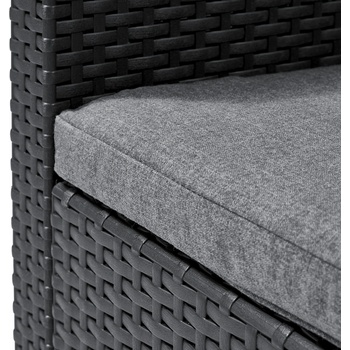KETER EMMA 3 SEATER Set zahradní, grafit/šedá 17209489