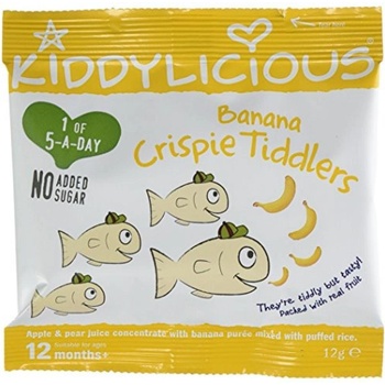 KIDDYLICIOUS Rybičky křupavé banánové 12 g