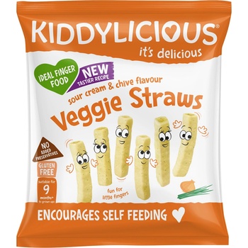 Kiddylicious tyčinky zeleninové se zakysanou smetanou a pažitkou 12 g
