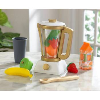 KidKraft mixér smoothie s příslušenstvím zlatý