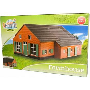 Kids Globe Farming statek s hospodářským stavením 1:32