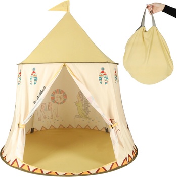 KIK Stan Teepee Wigwam s domečkem na hraní 110 cm KX7933