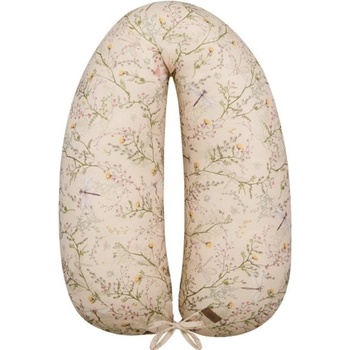 KikkaBoo Kojicí polštář 2v1 Secret Garden Beige