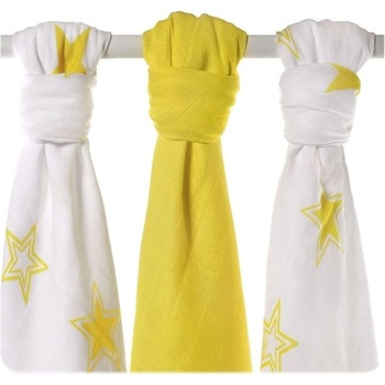 Kikko Bambusové Stars MIX 70 x 70 lemon stars mix 3 ks