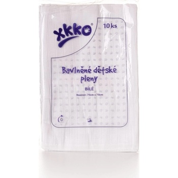 Kikko Classic bavlněné bílé 70 x 70 10 ks