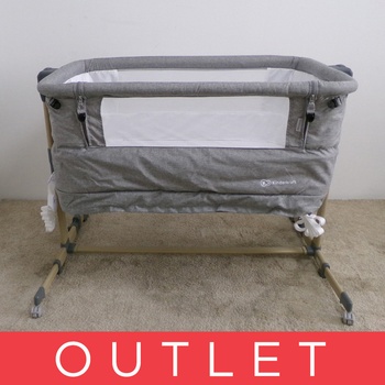 Kinderkraft Postýlka polohovatelná Neste grow Light Grey Full Wood