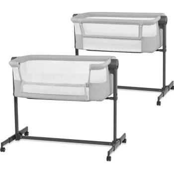 KinderKraft Postýlka polohovatelná Nestee Up2 Full Light Grey