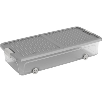 KIS W BOX UNDERBED L 35L 79 x 39 x 17 cm transparentní/šedé víko