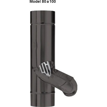 KJG Zachytávač vody ⌀ 80 mm se sítkem PZ lakovaný prachvě šedá