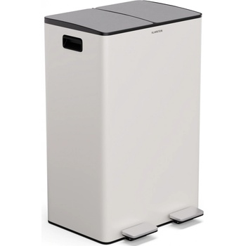 Klarstein EcoVista, odpadkový koš s kompostérem, 60 l + 3 l/koš + kompostér, Soft-Close KG28-60L-crem