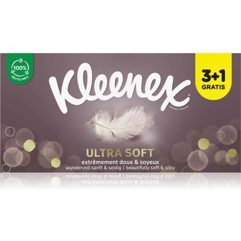 Kleenex Ultra Solft Box 3-vrstvé 4 x 64 ks