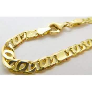 Klenoty Budín Masivní plný dámský zlatý náramek PANCER HK7064