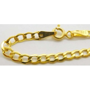 Klenoty Budín Mohutný pánský zlatý náramek PANCER HK7075