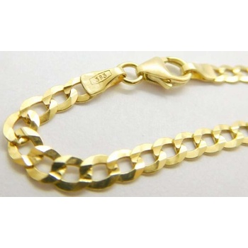 Klenoty Budín Pánský mohutný řetízek ze žlutého zlata HK6261