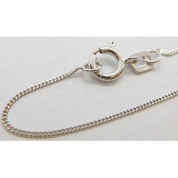 Klenoty Budín Přívěskový řetízek z bílého zlata pancer B 5 3690050