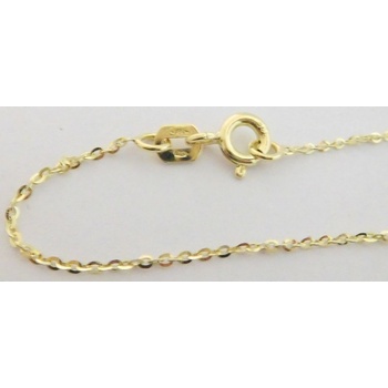 Klenoty Budín Zlatý přívěskový řetízek ze žlutého zlata anker 2840202