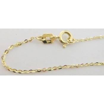 Klenoty Budín Zlatý přívěskový řetízek ze žlutého zlata anker 2840202