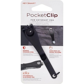 Klíčenka KeySmart Pocket Clip černý