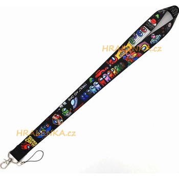 Klíčenka šňůra na krk Among US tmavá