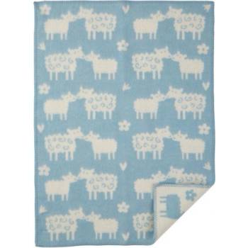 Klippan Švédsko deka Baa blue Modrá