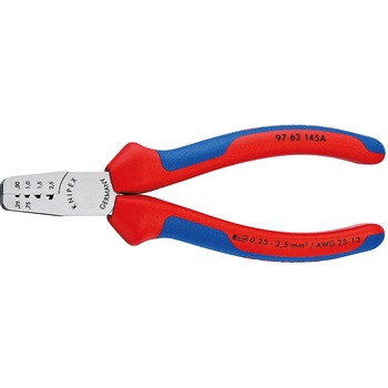 KNIPEX Kleště lisovací (krimpovací) na koncové dutinky, knipex 9762145a