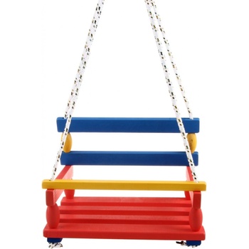 Kobelár houpačka dřevěná barevná