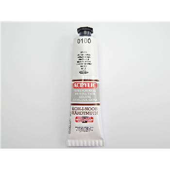 Koh-i-noor Akrylová barva 162711 / 0100 40 ml bílá
