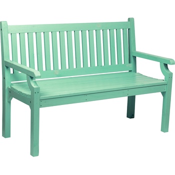 Kondela Dřevěná zahradní lavička neo mint 150 cm KOLNA