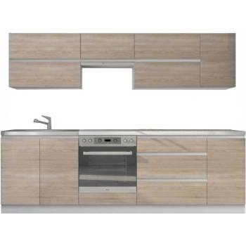 Kondela LINE 2,6m, dub sonoma