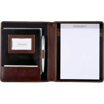 Konferenční desky MONACO A5, kožené, hnědé (30057)