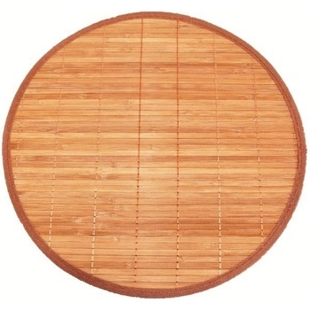 Košíkárna prostírání bambus hnědé kulaté 38cm
