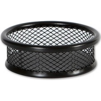 Kovový kalíšek na sponky CONCORDE, černý