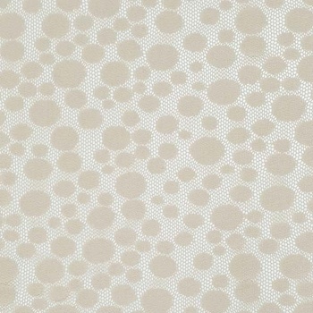 Krajka N6357 champagne, puntíky, š.160