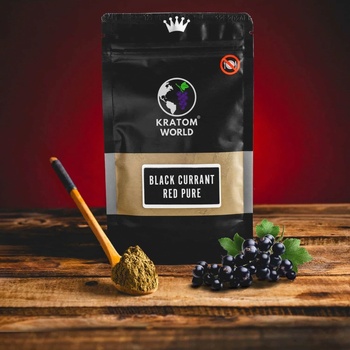 Kratom World Black Currant Red PURE 100 g