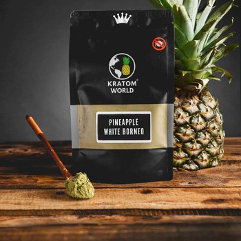 Kratom World Ovocný ANANAS White Borneo 200 g