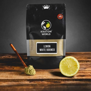Kratom World Ovocný CITRON White Borneo 200 g