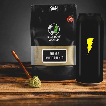 Kratom World Ovocný energy DRINK White Borneo 100 g