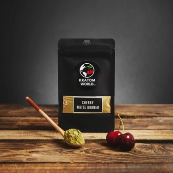 Kratom World Ovocný VIŠEŇ White Borneo 100 g