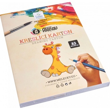 Kreslící karton bílý A3/180g/200 lisů