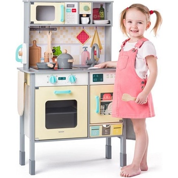 Kuchyňka dětská Dřevěná Mia se zvuky a světlem Woody