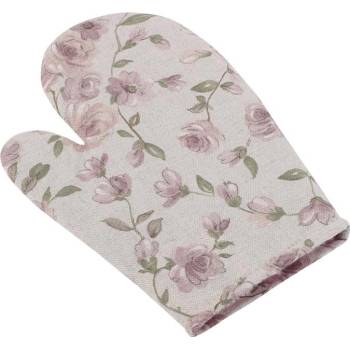 Kuchyňská chňapka lila růže - chňapka 28x18 cm BX5730