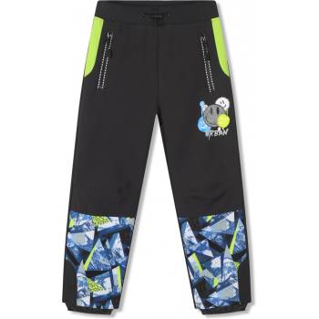 Kugo HK5052 chlapecké softshellové kalhoty zateplené černošedý pas černošedá