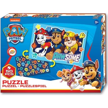 KupMa Paw Patrol Marshall Chase a Rubble 50 dílků
