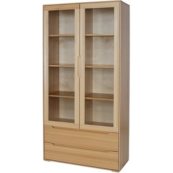 KW421 dřevěná knihovna z buku Drewmax