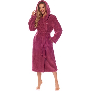 L&L dámský župan 2205 Brandi teplý a huňatý Starorůžová