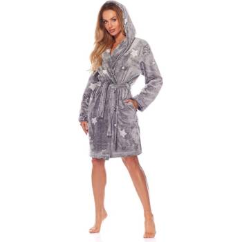 L&L dámský župan dlouhý s kapucí NELA