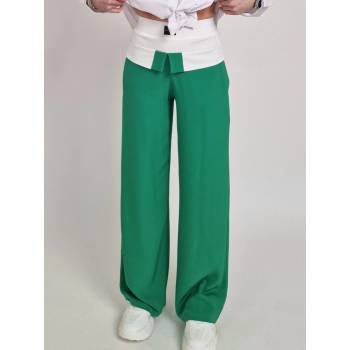 LA DIVA MIA kalhoty ABOUT Zelená